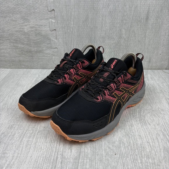 Asics Shoes - Asics Gel-Venture 9 Trail Running Shoes Women's 9.5 Black Pink Cushioned Walking